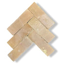 Beige Zelliges Alhambra Bejmat in herringbone patroon voor stijlvol interieur