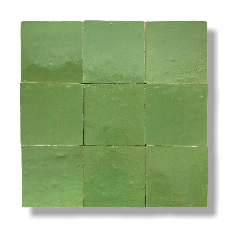 Zelliges Alhambra Vert Pintemps 10x10 cm - Top Tegels